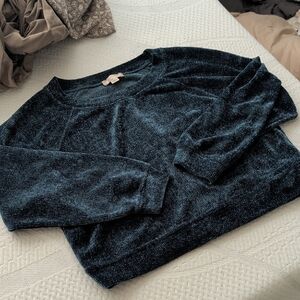 Band of Gypsies Teal Textured Knit